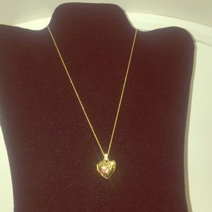 Juicy Couture- Wrapped Heart Locket Necklace